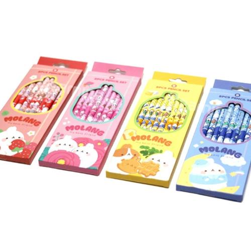 MOLANG 8-PACK PENCIL SET
