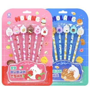 MOLANG BEST FIGURE 6 SET PENCIL