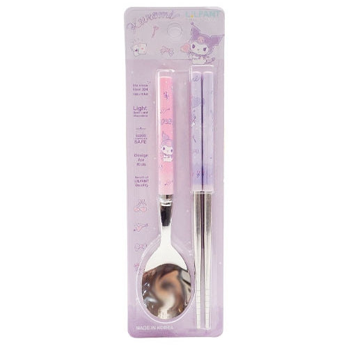 KUROMI LIGHT SLIM SPOON AND CHOPSTICK SET
