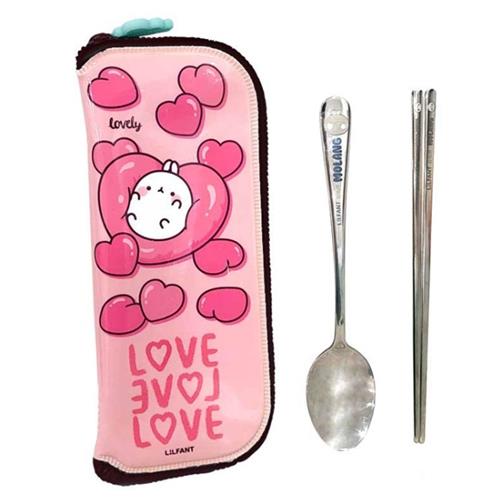 MOLANG SPOON AND CHOPSTICK SET