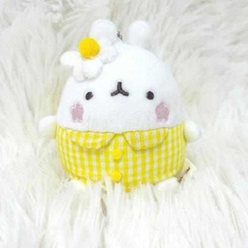 MOLANG SEASONAL PLUSH KEYCHAIN 10CM - DAISY