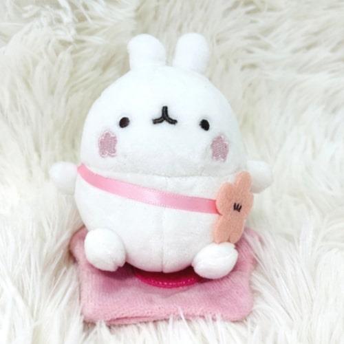 MOLANG SEASONAL PLUSH KEYCHAIN 10CM - CHERRY BLOSSOM