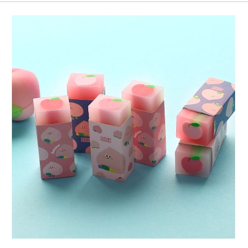 PEACH CENTERED ERASER