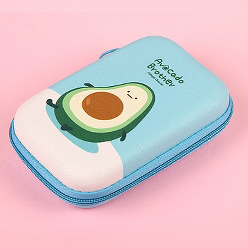 AVOCADO BROTHER MINI ROUNDED RECTANGULAR POUCH BLUE
