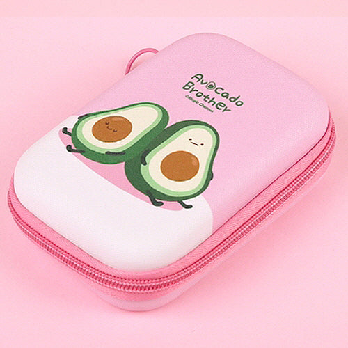 AVOCADO BROTHER MINI ROUNDED RECTANGULAR POUCH PINK
