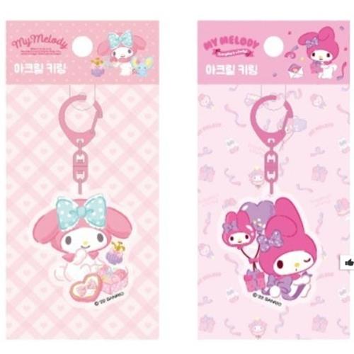 SANRIO CHARACTERS ACRYLIC KEYRING - MY MELODY