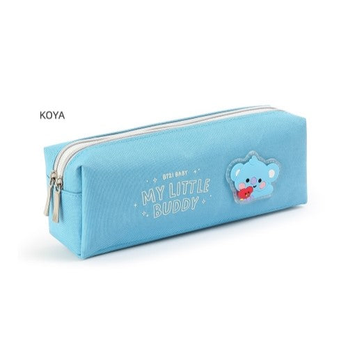 BT21 TWIN POCKET PEN POUCH LITTLE BUDDY - KOYA 19.5 CM X 5 CM X 7 CM