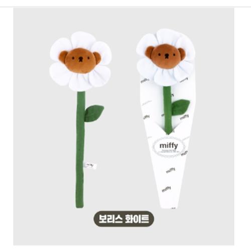 MIFFY FLOWER PLUSH - BORIS (WHITE) 33CM