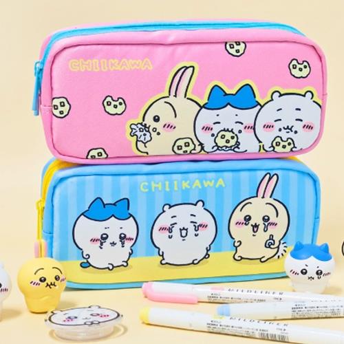 CHIIKAWA TWO ZIPPER POUCH
