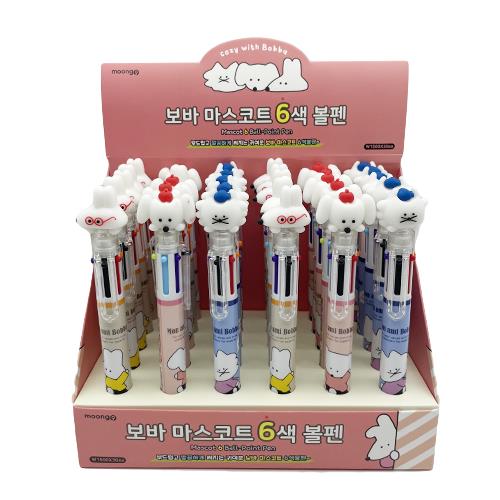 BOBBA MASCOT 6-COLOR BALLPOINT PEN