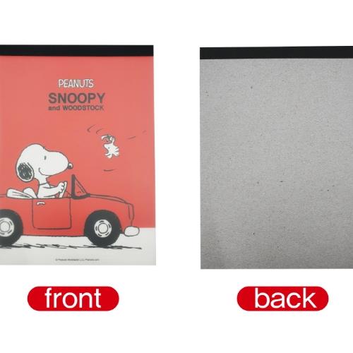 PEANUTS SNOOPY NOTEPAD - RED