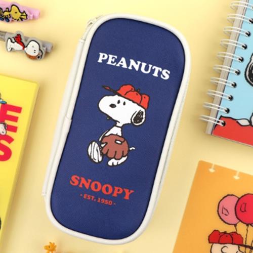 PEANUTS SNOOPY PEN POUCH - BASEBALL