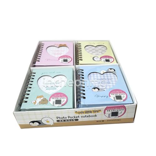 HEART PHOTO POCKET NOTEBOOK