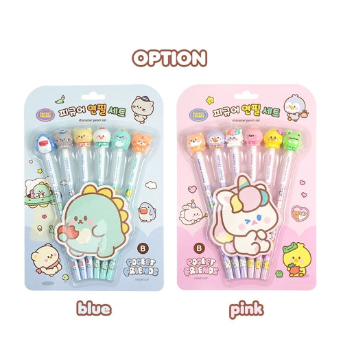 CHOKKOMI FRIENDS FIGURE 6 SET PENCIL