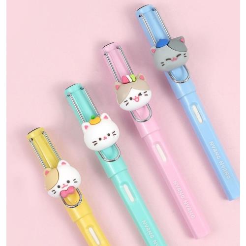 MEOW MEOW CAT FIGURE LONG LASTING PENCIL SET