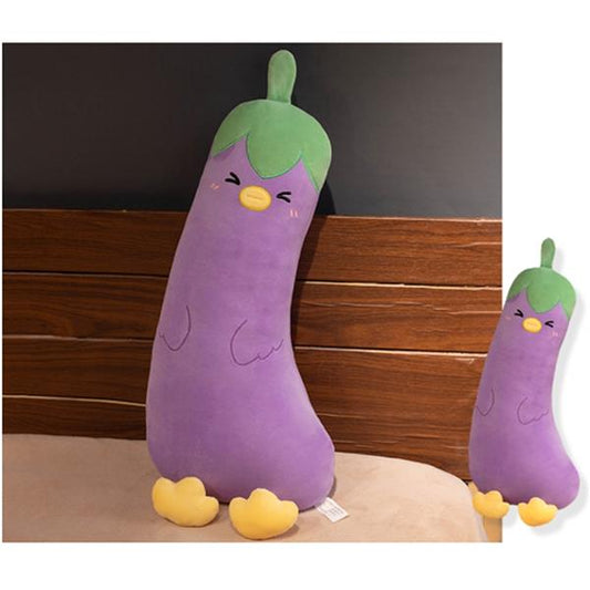 DUCK CUSHION - EGGPLANT 50CM