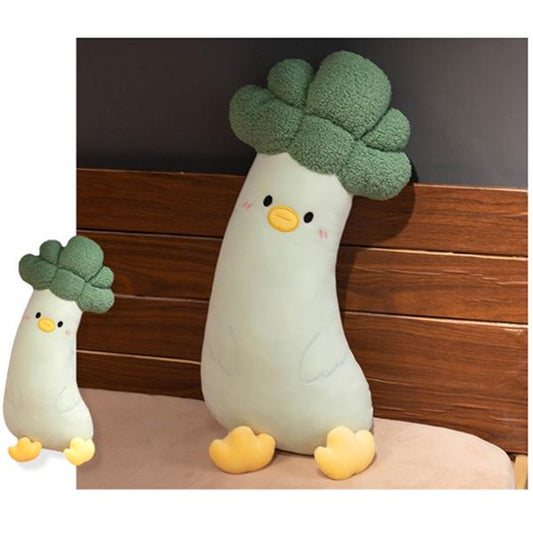 DUCK CUSHION - BROCCOLI 50CM