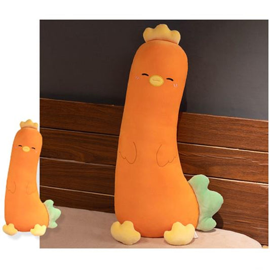 DUCK CUSHION - CARROT 50CM
