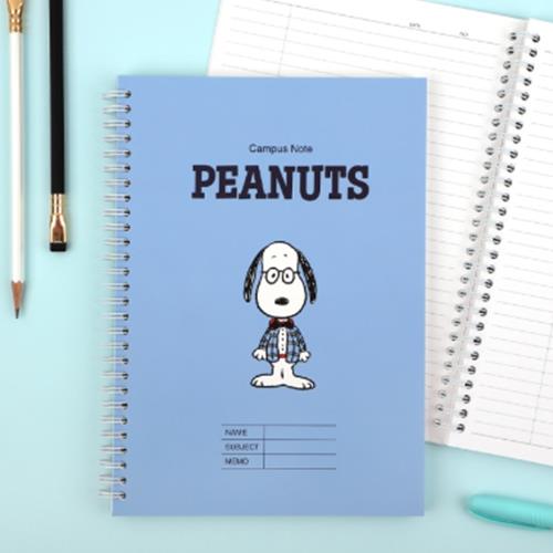 PEANUTS SNOOPY CAMPUS NOTEBOOK - BLUE