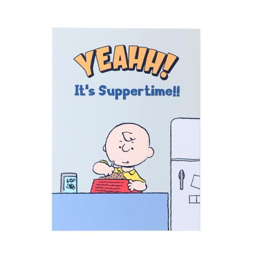 PEANUTS SNOOPY LINED NOTEBOOK - GRAY
