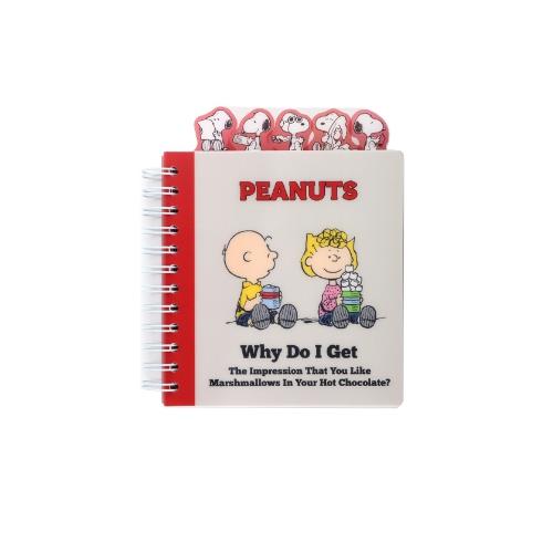PEANUTS SNOOPY INDEX NOTE-RED