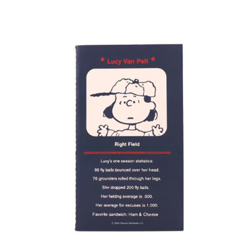 PEANUTS SNOOPY 75TH ANNIVERSARY STITCH NOTE - NAVY
