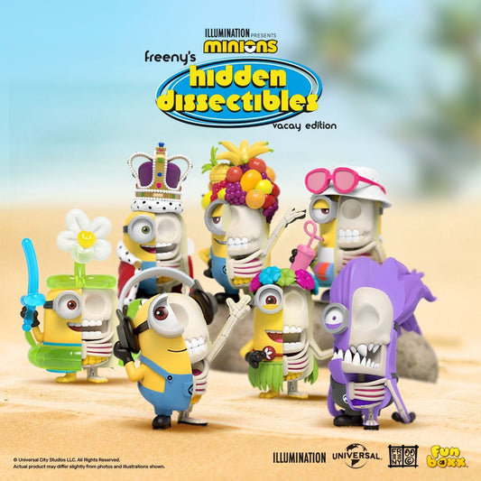 Freeny's Hidden Dissectibles Minions Vacay Edition Series Blind Box by Mighty Jaxx