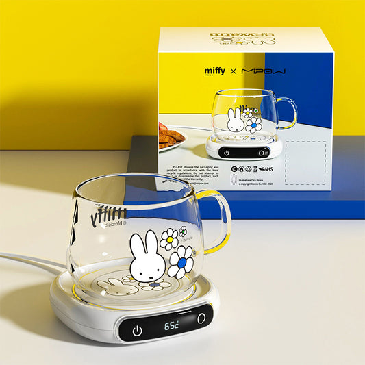 Miffy Coffee Mug Warmer Combo Set