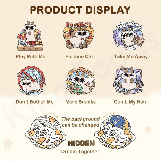 Nobeko Azukisan's Wish List Series Badges Blind Box