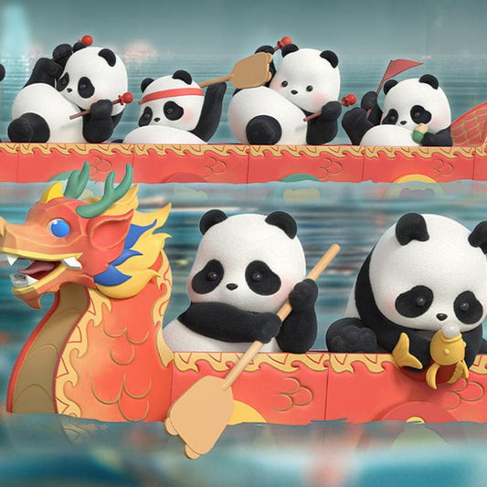 Panda Roll Dragon Boat Racing Series Blind Box by 52Toys