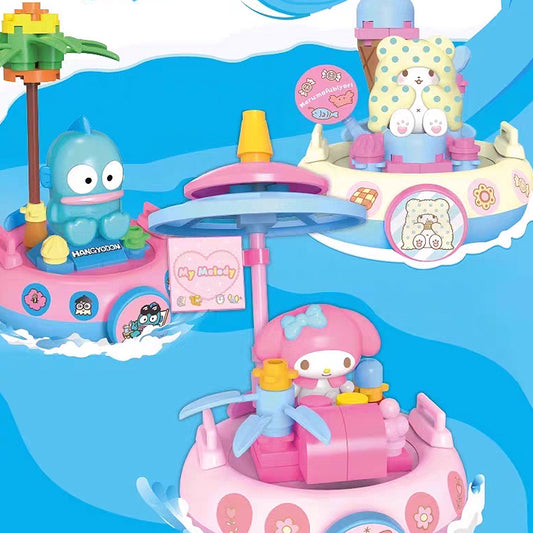 Sanrio Characters Family Sailing Adventure Building Block Series Blind Box