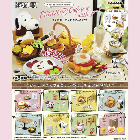 Snoopy Peanuts Cafe Tour with You Series Blind Box by Re-Ment