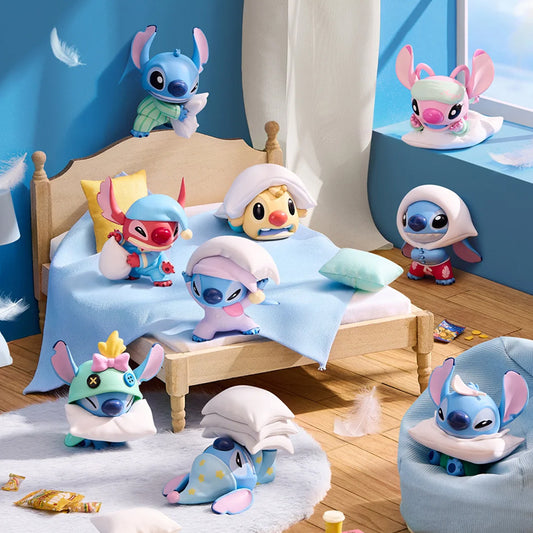 Disney Stitch Pillow Fight Series Figurines Blind Box by Miniso