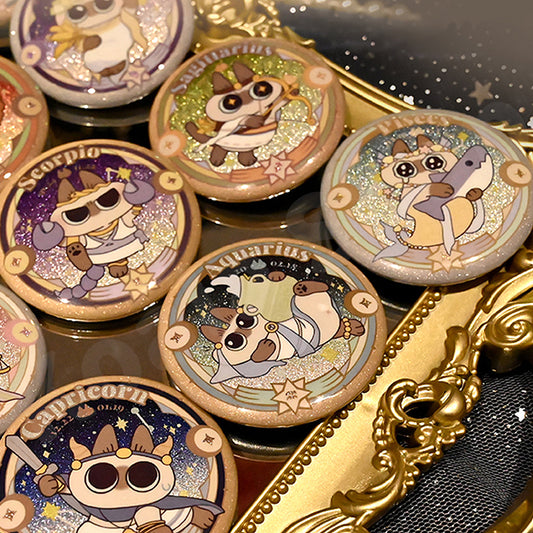 Nobeko Azukisan's The Constellation Series Badge Blind Box by Tianwen Kadokawa