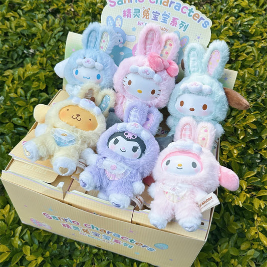 Sanrio Characters Elf Bunny Baby Series Vinyl Plush Blind Box by TOP TOY