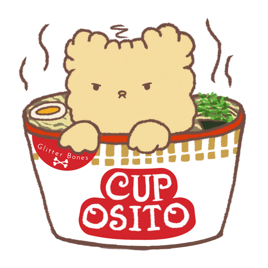 Cup Osito Vinyl Sticker Bundle of 10