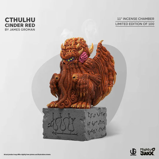 Cthulhu (Cinder Red) by James Groman x Mighty Jaxx