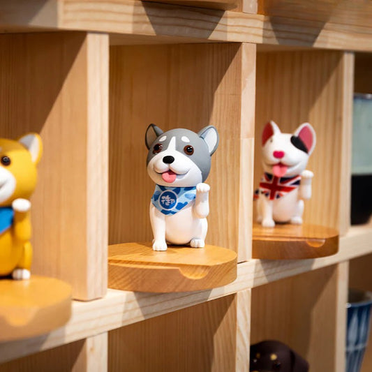 The Doggy Family Lucky Dog Mobile Phone Holder Stand Blind Box