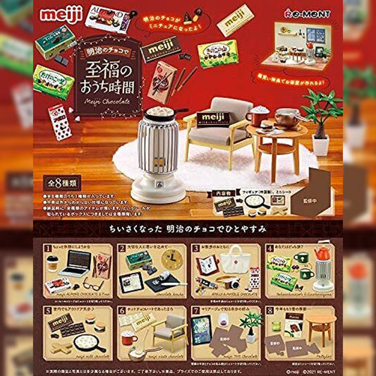 Re-ment Meiji Chocolate Series Miniature Scene Blind Box