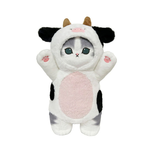 Mofusand Cat Dress Up - Cow 50cm Plush by Mofusand