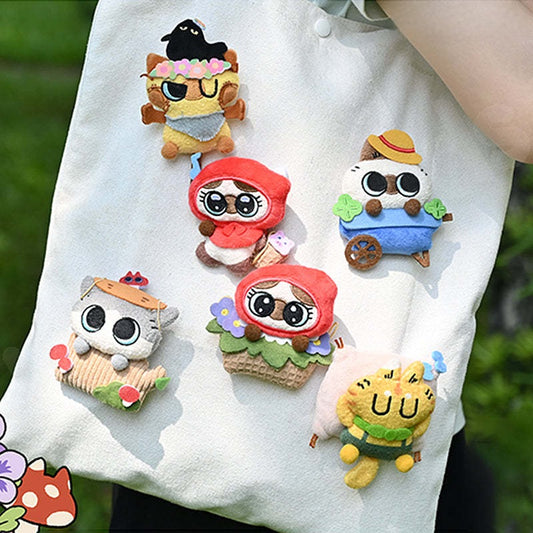 Nobeko Azukisan's Valley Series Plush Brooches Blind Box by Tianwen Kadokawa