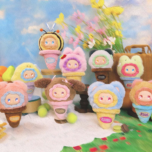 Lovely Emma Scoop Ice Cream Series Plush Pendant Blind Box by MJ Studio